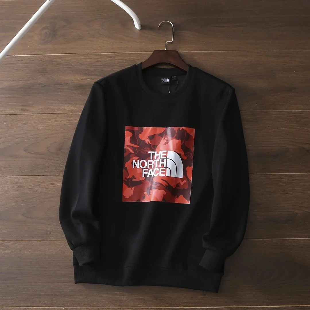 The North Face Expedition Swirl Black Red Camo Sweatshirt