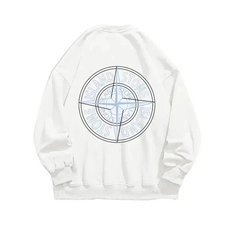 Stone Island 68-15 White Hoodie