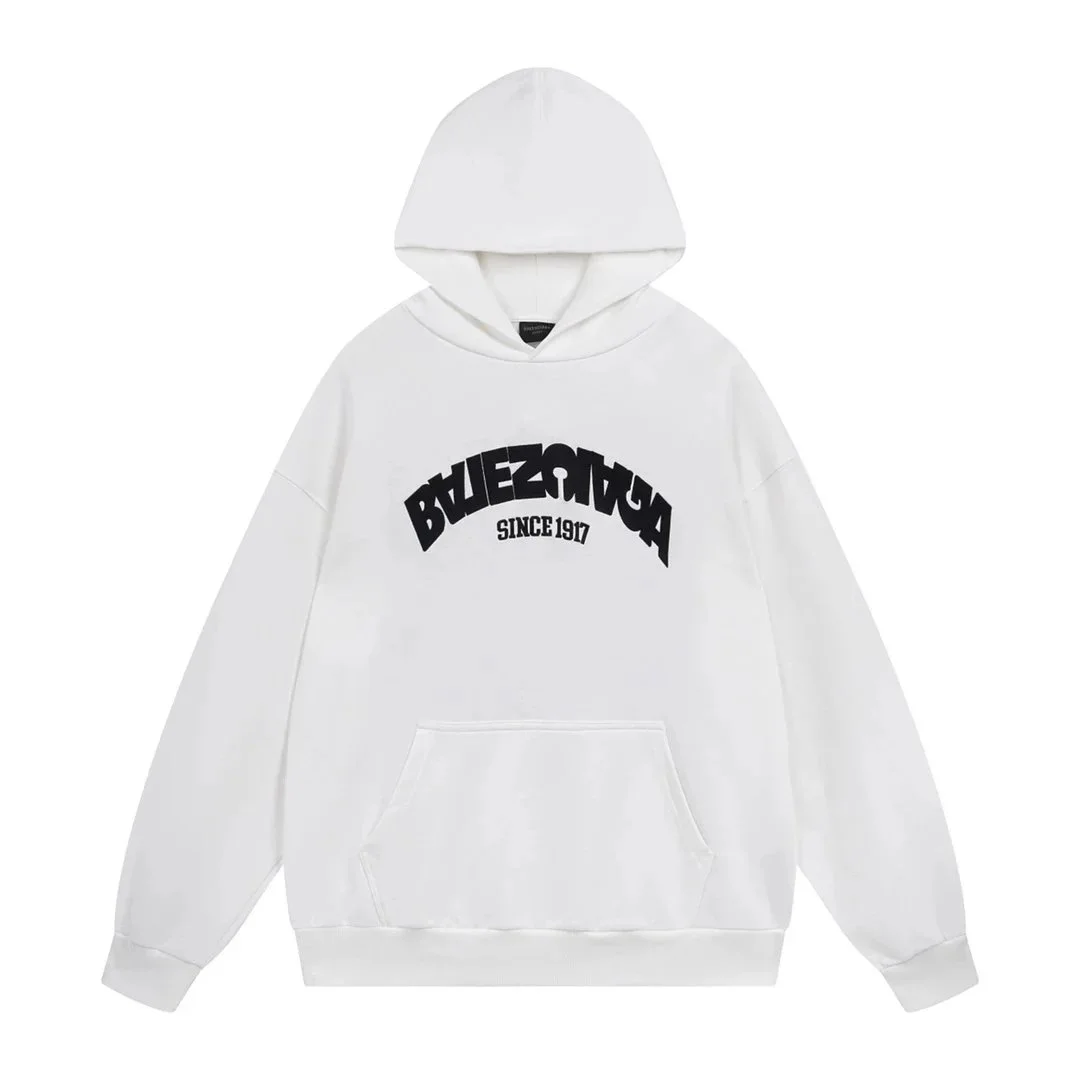 White 'Bliezonoga' Oversized Hoodie