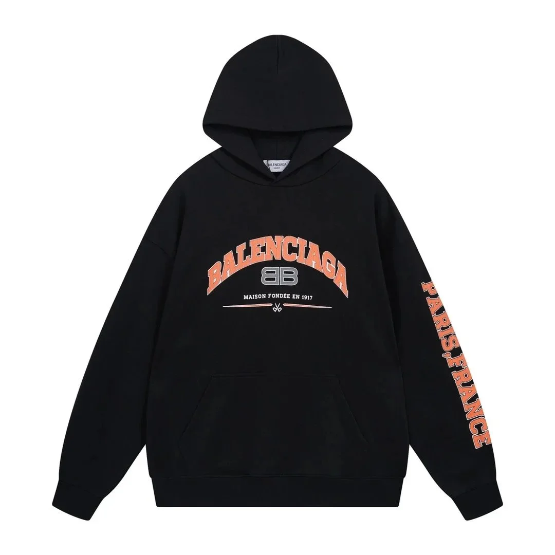 Balenciaga Black & Orange Hoodie