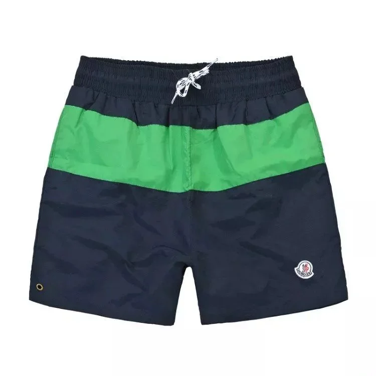 Moncler Black & Green Shorts