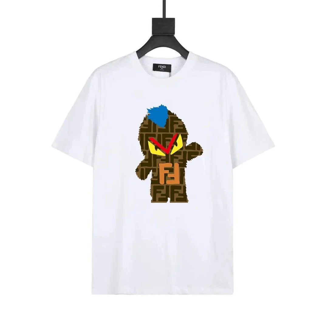 Fendi Monster Print White T-Shirt