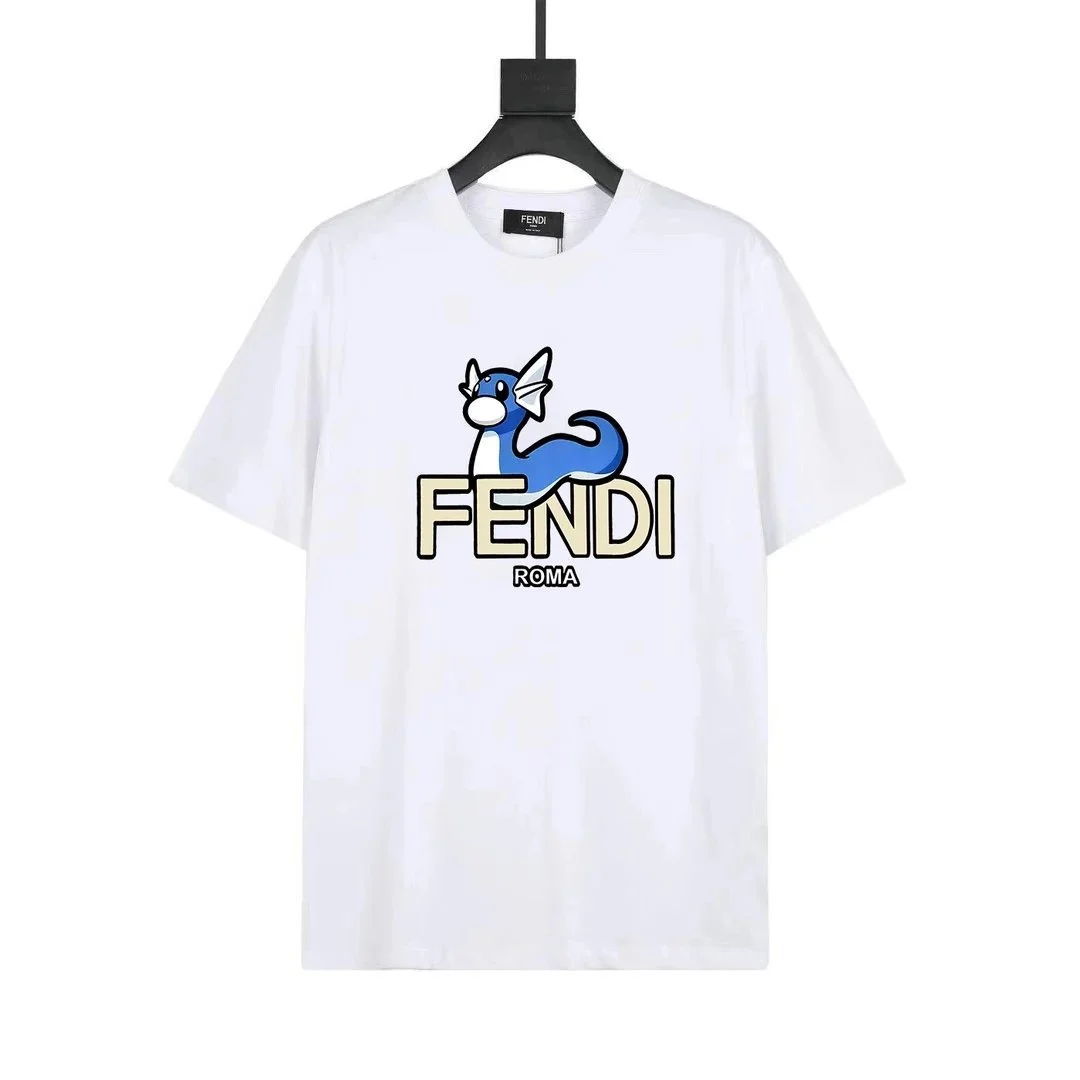 Fendi ROMA White Dragon T-Shirt