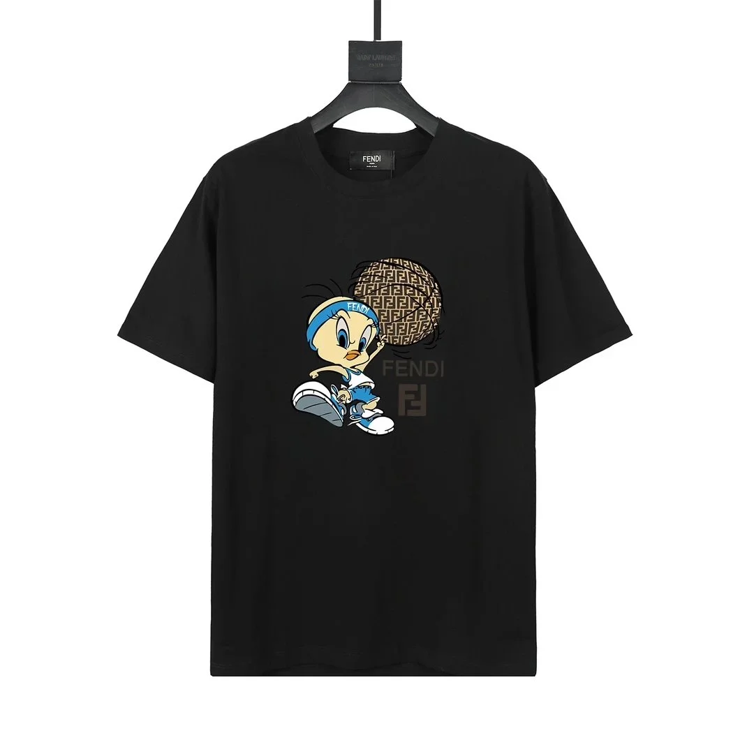 Fendi Tweety Bird Black T-Shirt