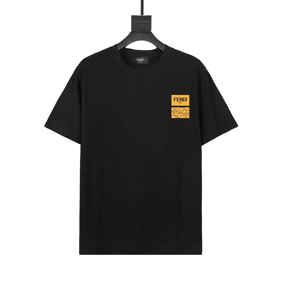 Fendi Iconic Logo Black T-Shirt