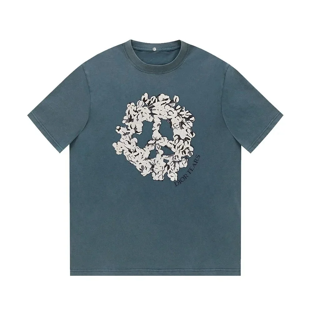 Dior T-Shirt 'Peace' 3墨蓝 T-Shirt
