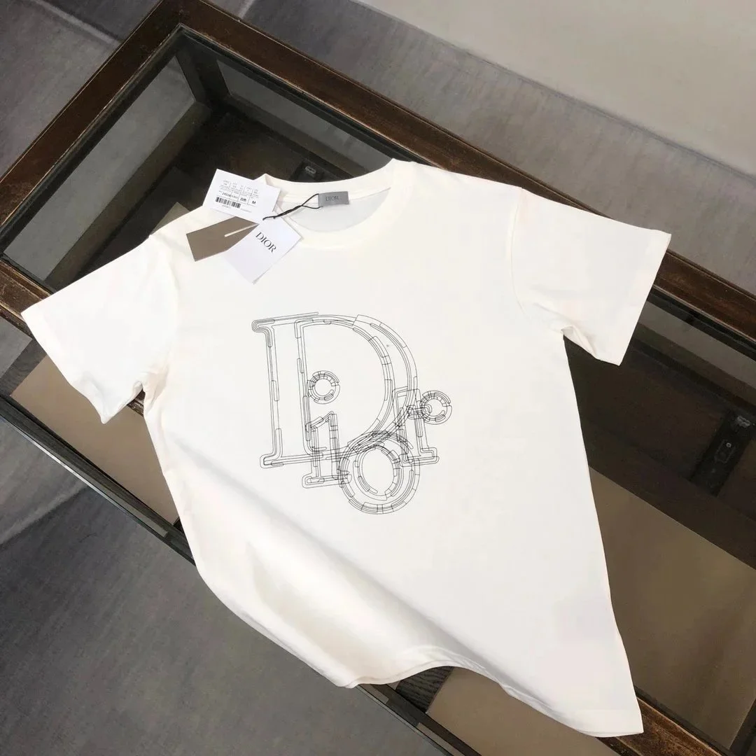 Dior White Dior Logo T-Shirt