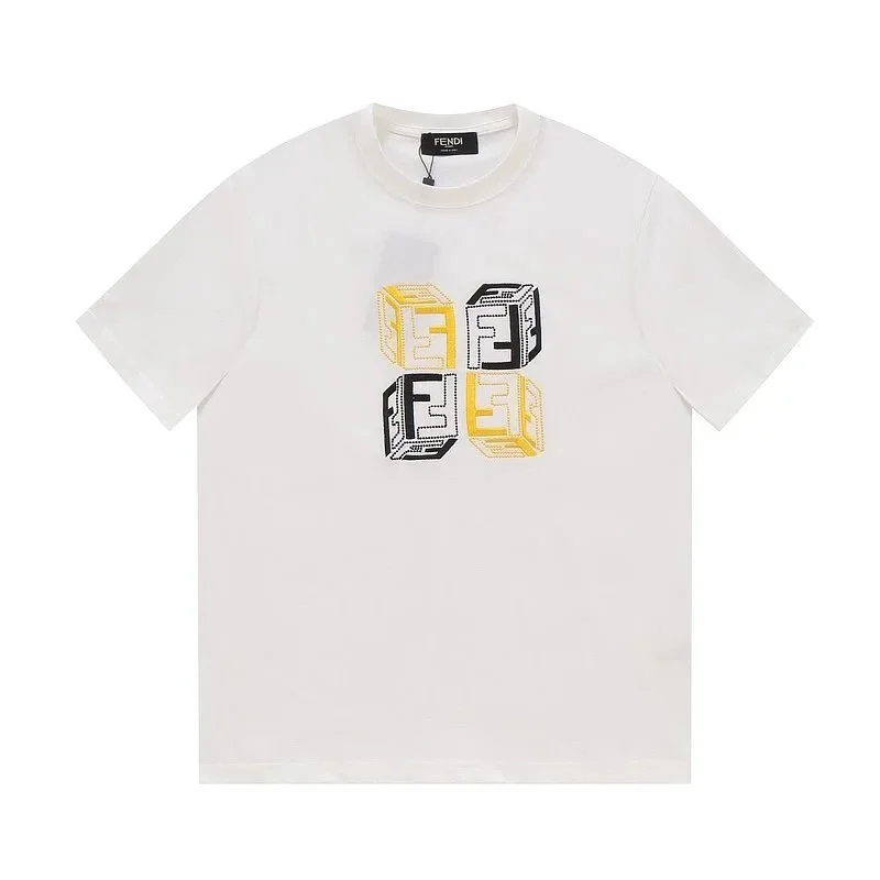 Fendi Iconic FF Logo White T-Shirt