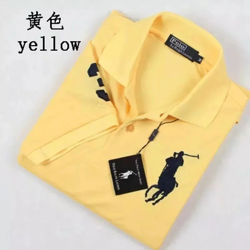 Polo Ralph Lauren Classic Logo Yellow Polo Shirt
