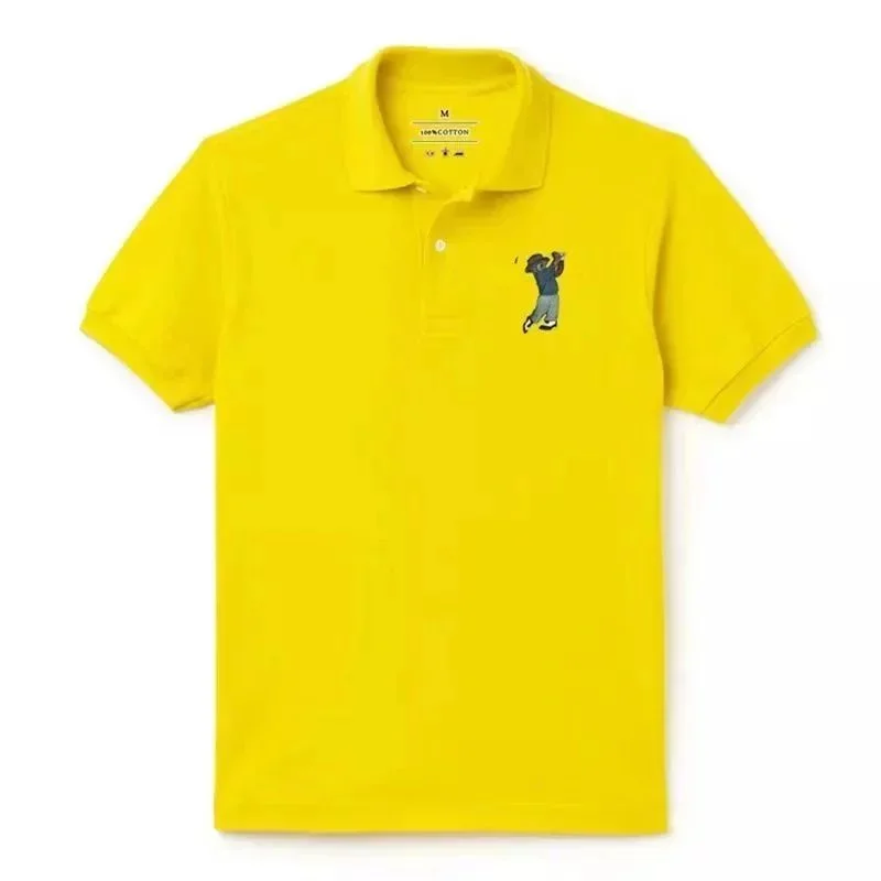 Lacoste Yellow Golfer Polo Shirt