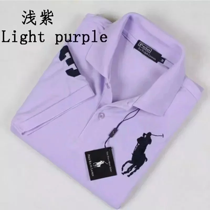 Polo Ralph Lauren Classic Logo Light Purple Polo Shirt