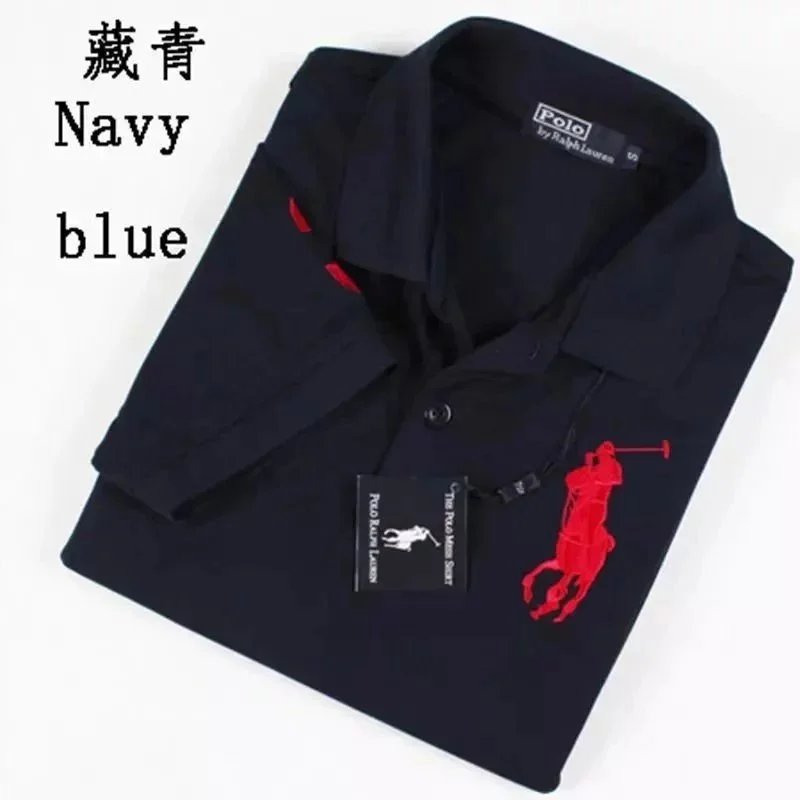 Polo Ralph Lauren Classic Logo Navy Blue Polo Shirt