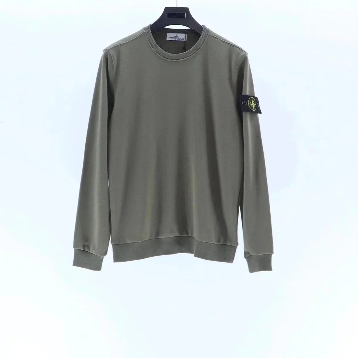 Stone Island 68-15 Olive Green Sweatshirt