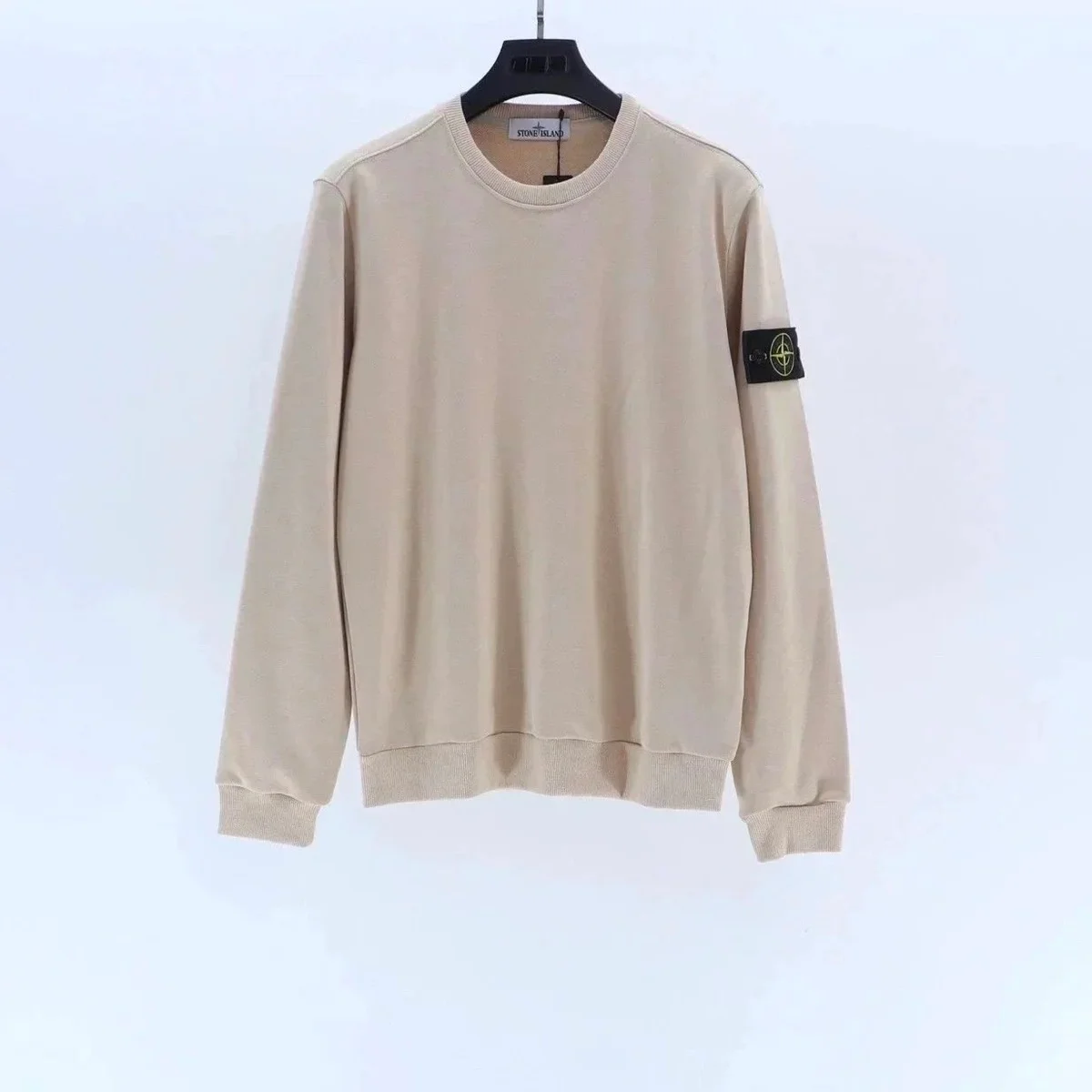 Stone Island 68-15 Beige Crewneck Sweatshirt