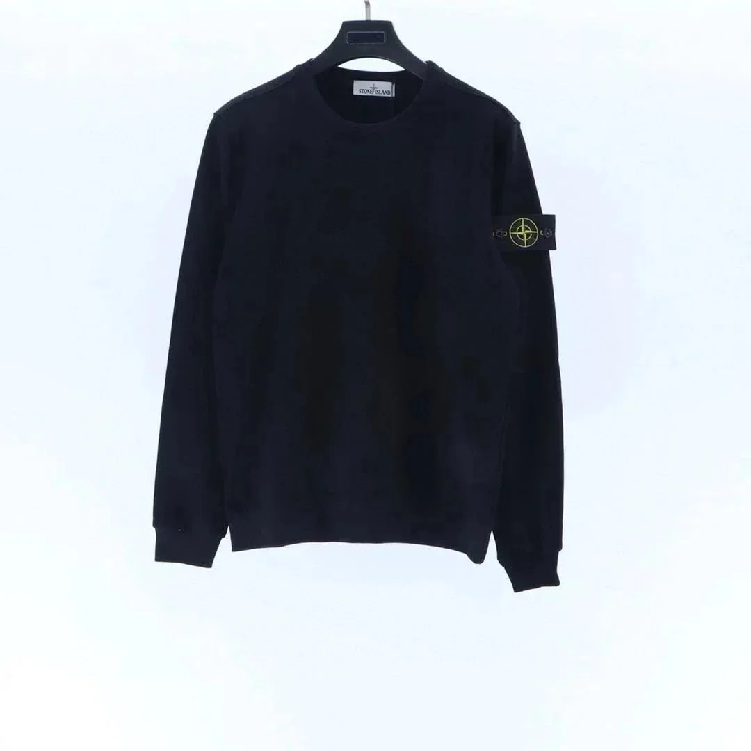 Stone Island 68-15 Black Crewneck Sweatshirt