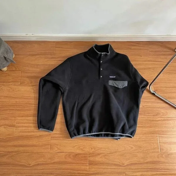 Patagonia Classic Logo Black Hoodie