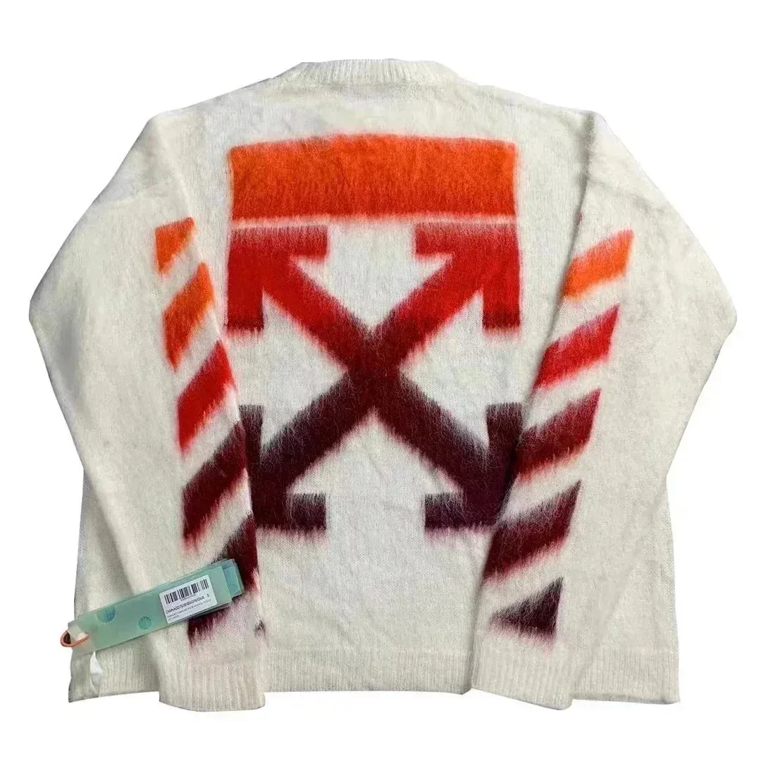 Off-White OW100 Color Block Knit Sweater