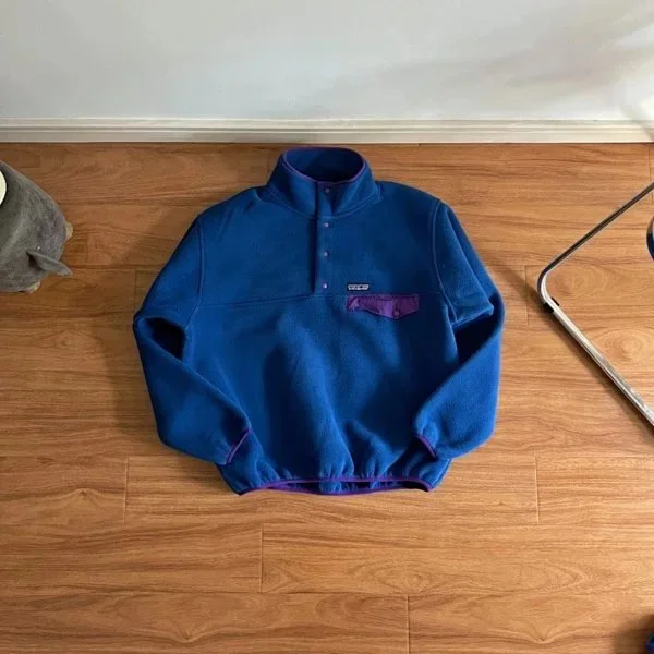 Patagonia Classic Synchilla Blue Fleece Jacket