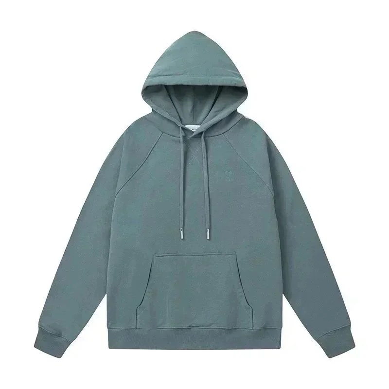 Unisex Hoodie in Dusty Green Cotton
