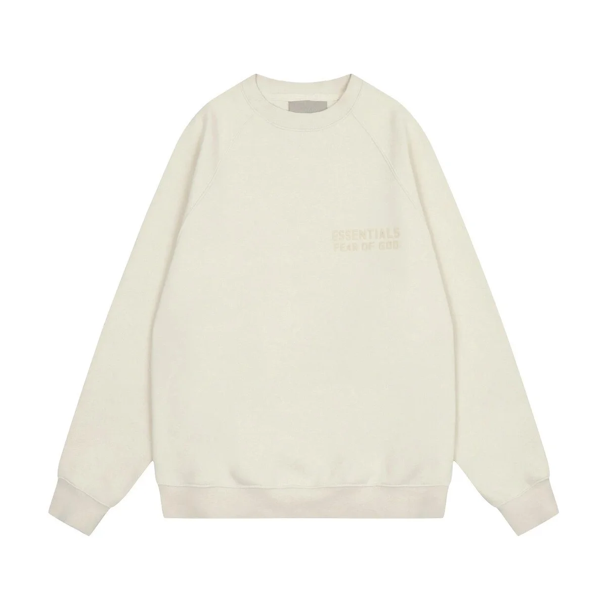 Fear of God Essentials Cream Crewneck Sweatshirt