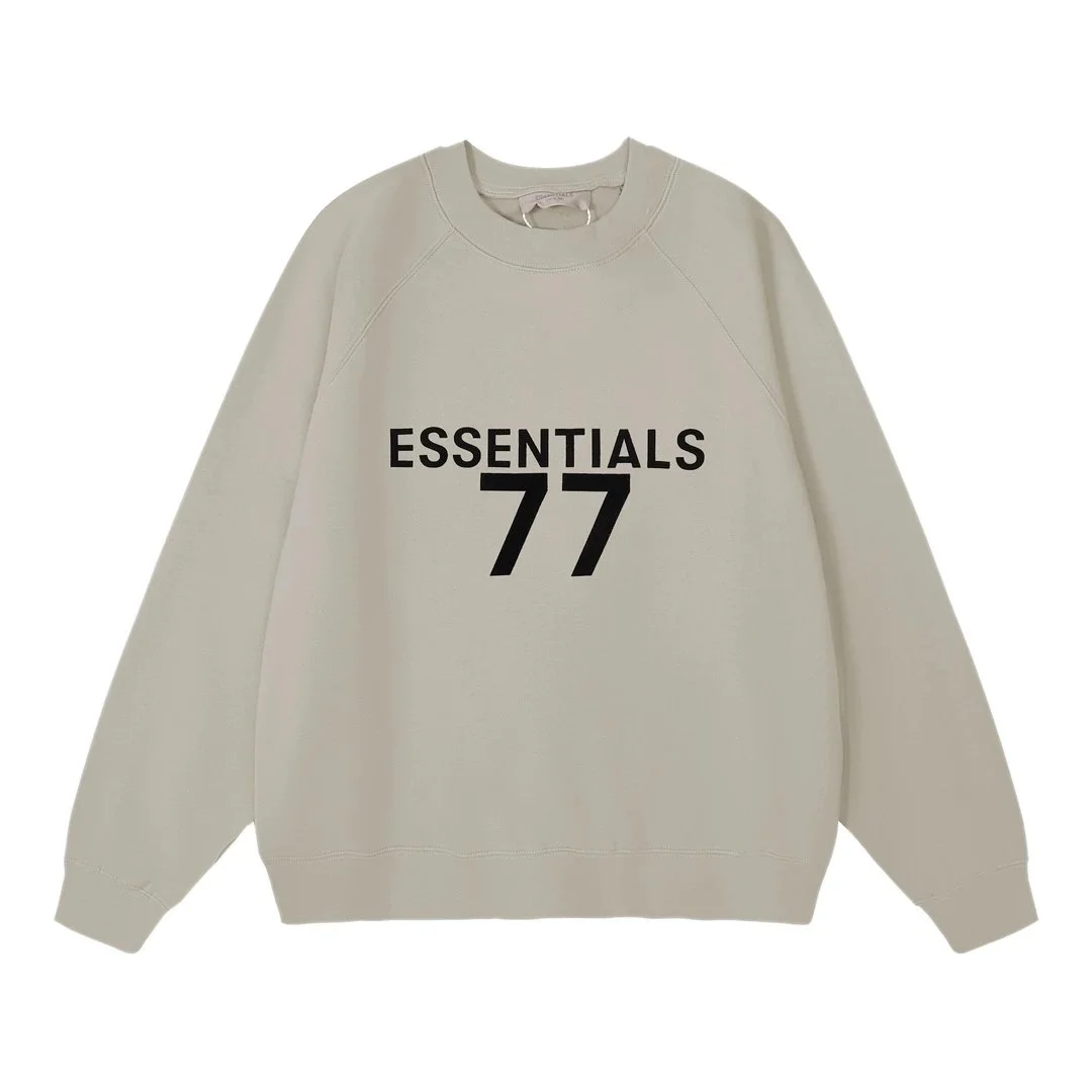 ESSENTIALS 77 Beige Crewneck Sweatshirt