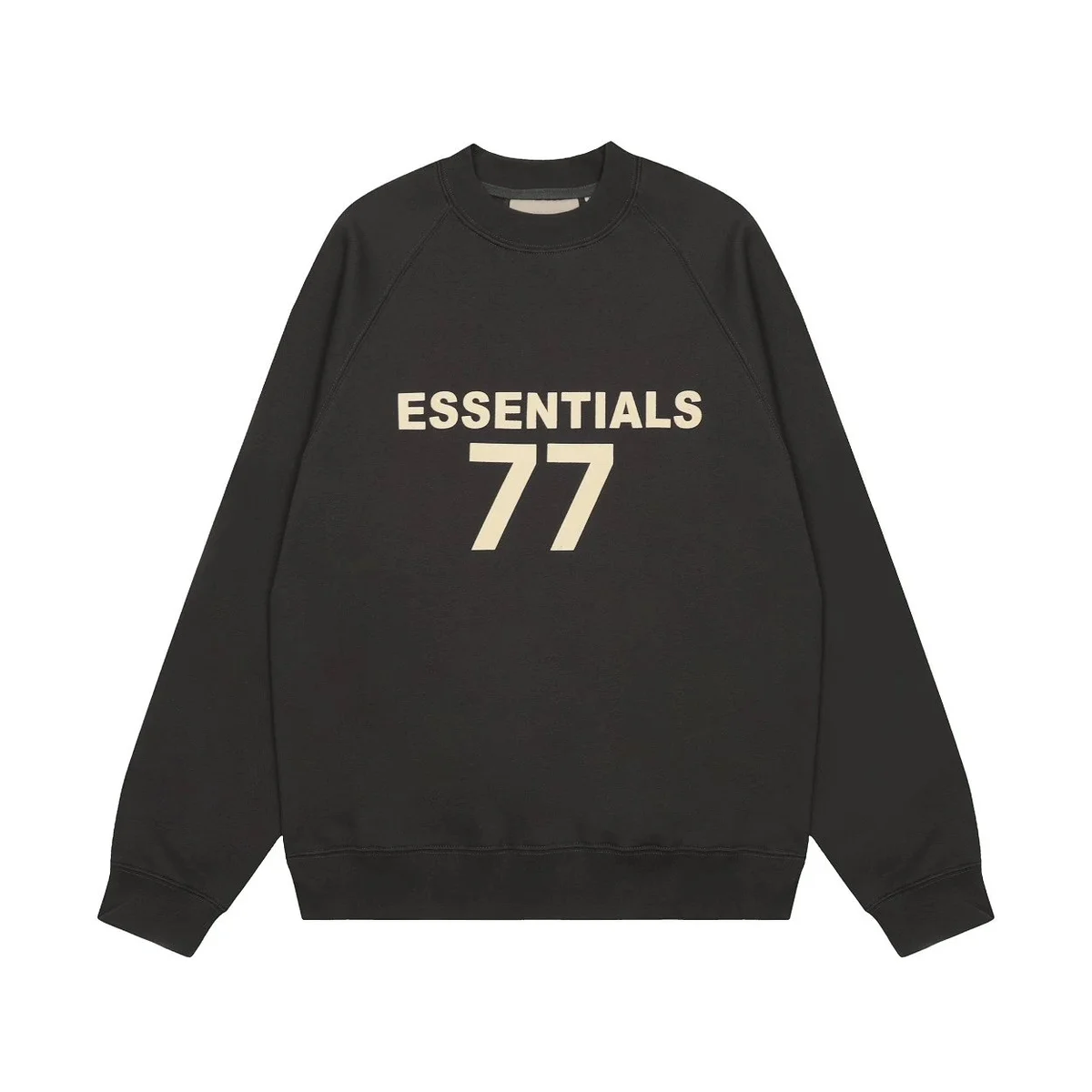 Fear of God Essentials 77 Black Crewneck Sweatshirt