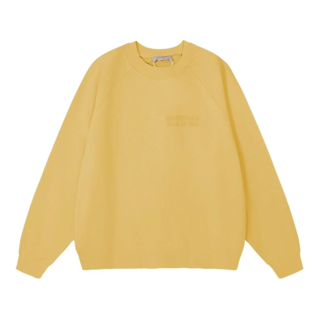 Fear of God Essentials Yellow Crewneck Sweatshirt