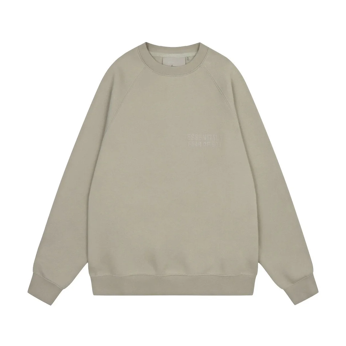 Fear of God Essentials Beige Crewneck Sweatshirt