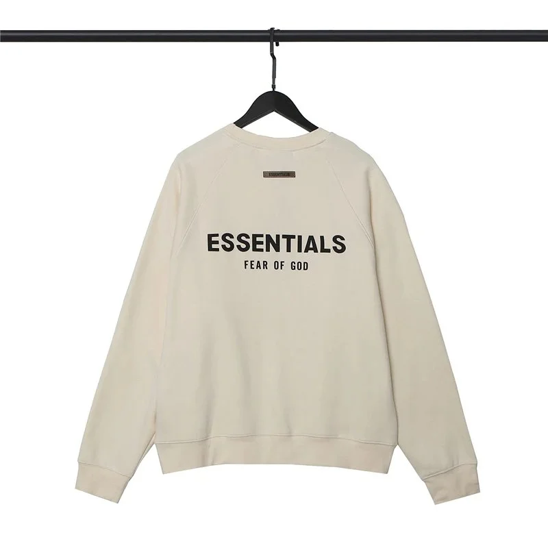 Fear of God Essentials Cream Hoodie