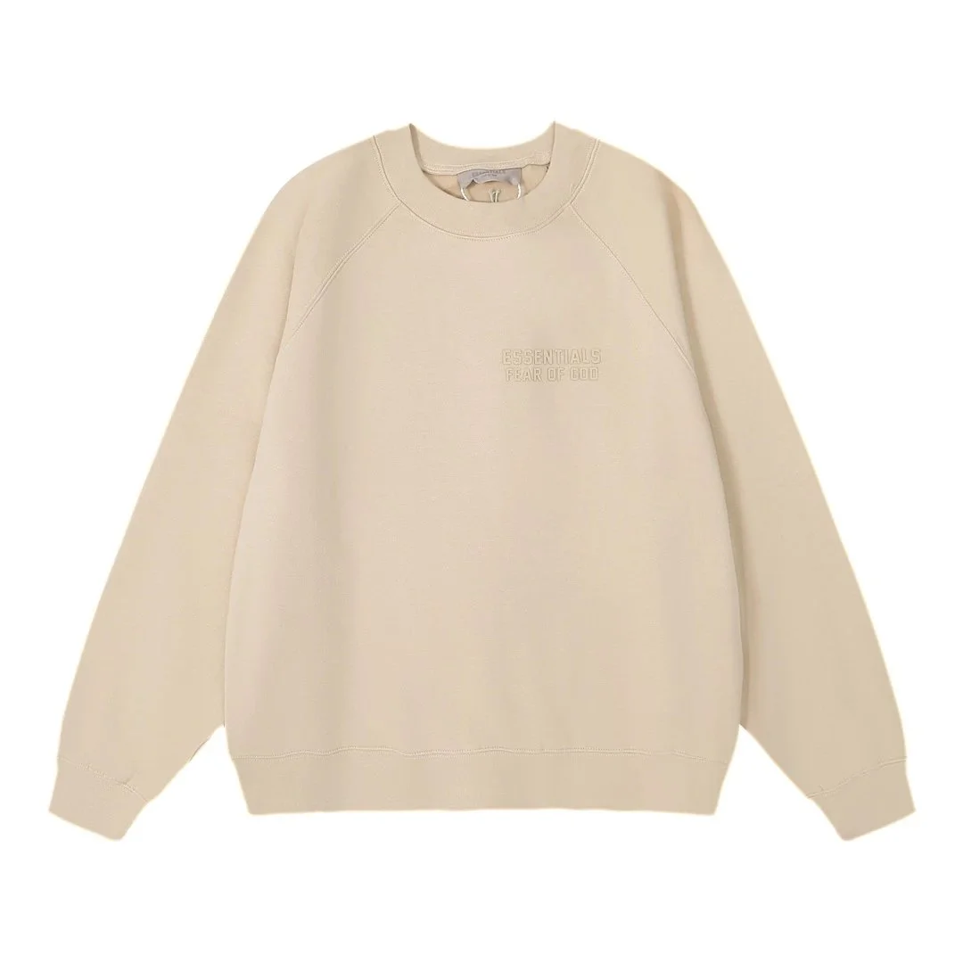 Fear of God Essentials Beige Crewneck Sweatshirt