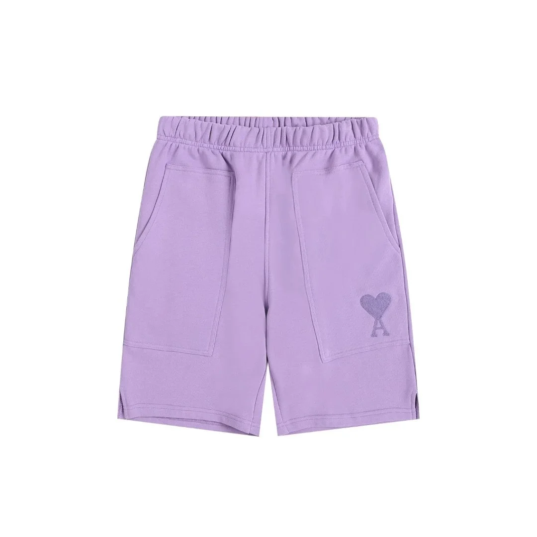 AM1061 Lilac Heart Logo Shorts