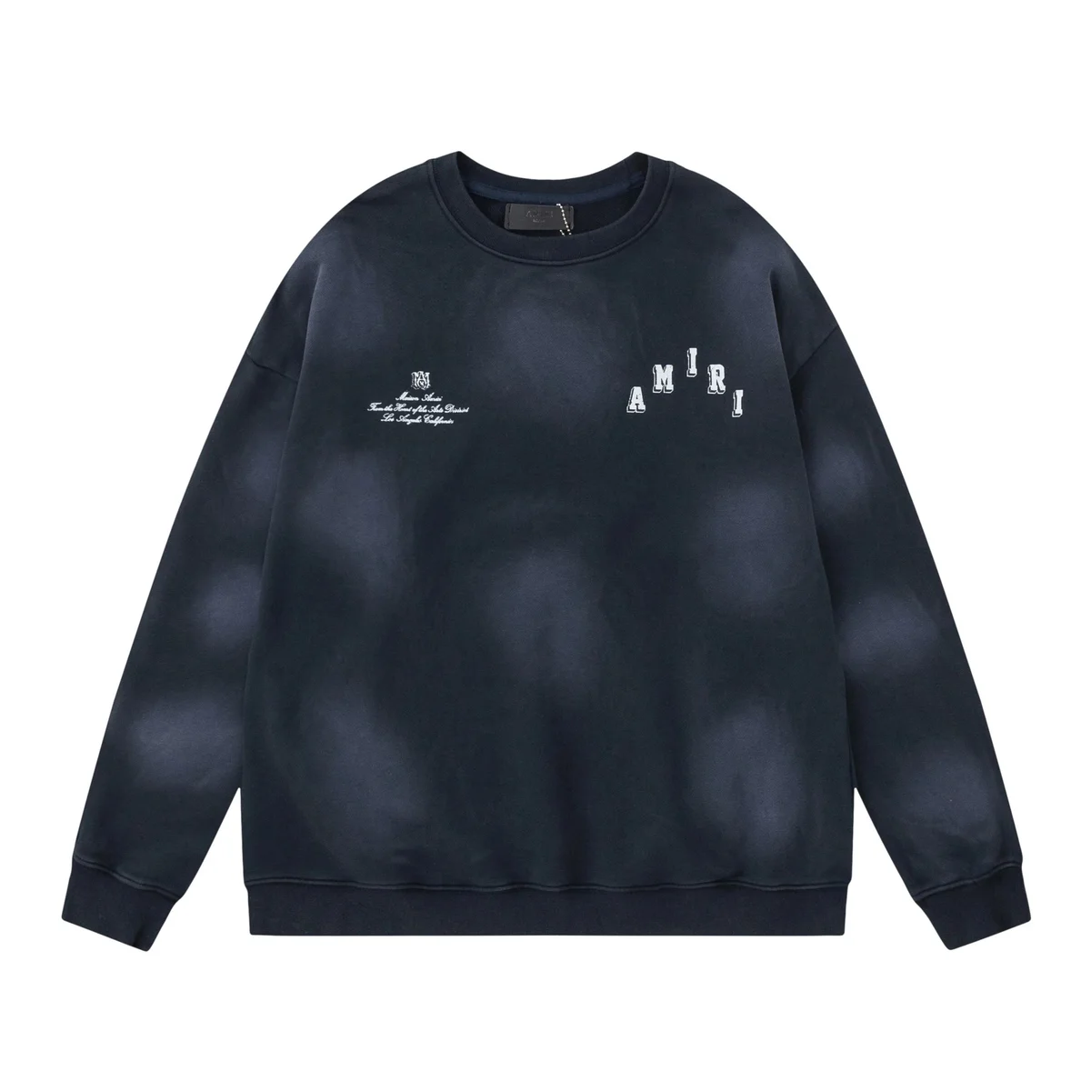 Amiri Tie-Dye Oversized Crewneck Sweatshirt