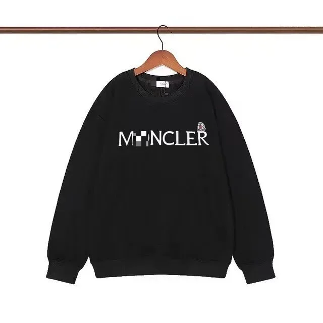 Moncler Single Black Letter Crewneck Sweatshirt