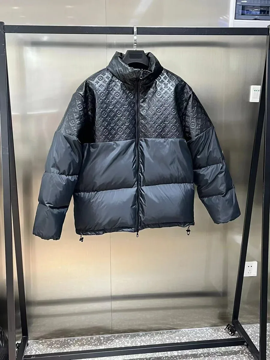 Louis Vuitton Monogram Embossed Puffer Jacket