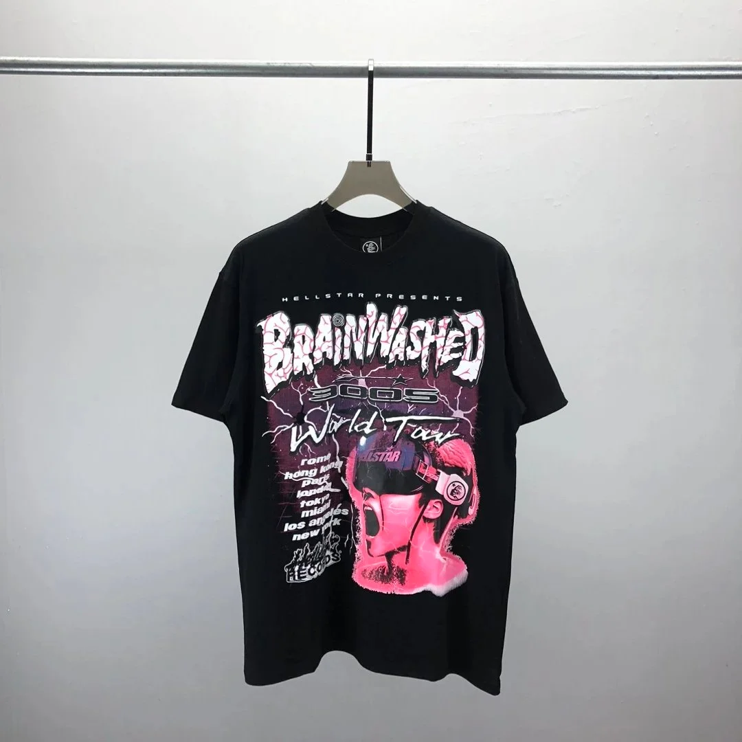 Hellstar Brainwashed 2005 World Tour Black T-Shirt