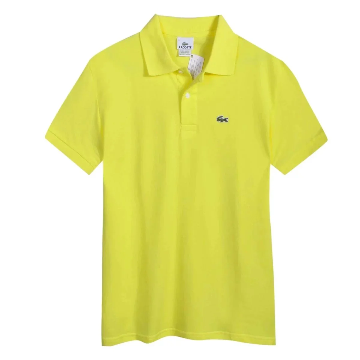Lacoste Yellow Crocodile Polo Shirt