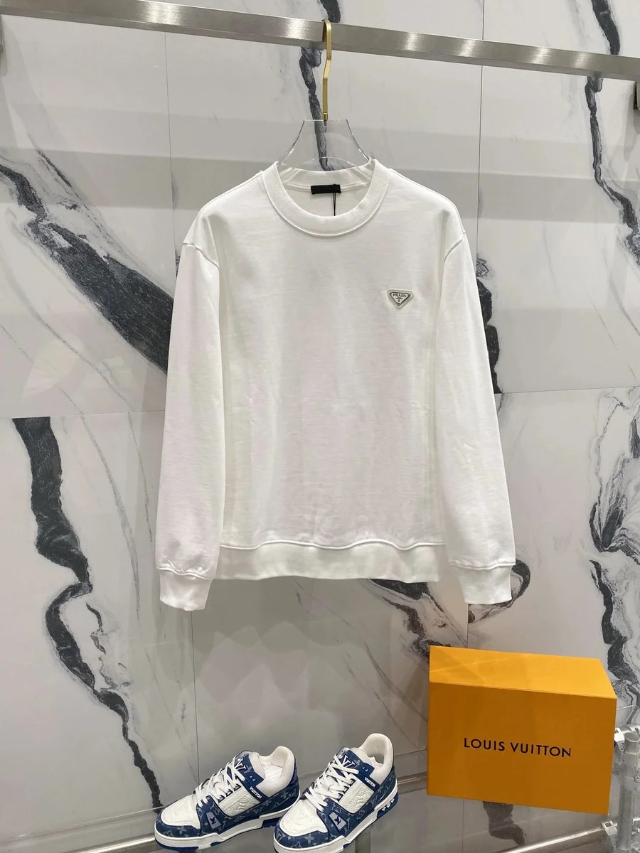 Louis Vuitton LV Trainer White Crewneck Sweatshirt