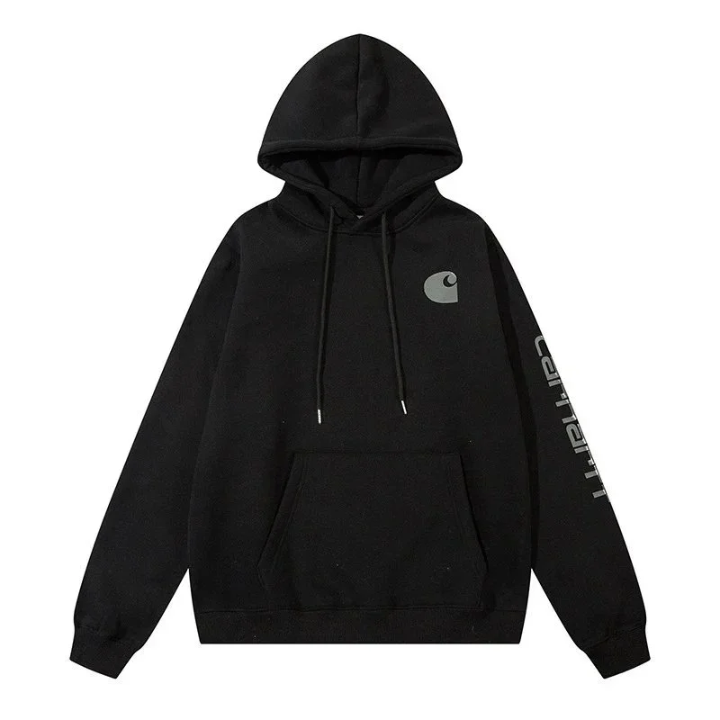Carhartt Black Classic Logo Hoodie