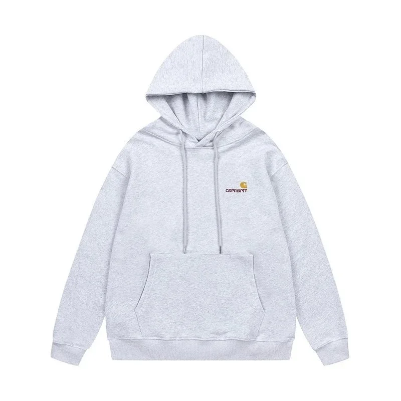 Carhartt Carhartt Work In Progress Hoodie Grey Solid Sweatshirt