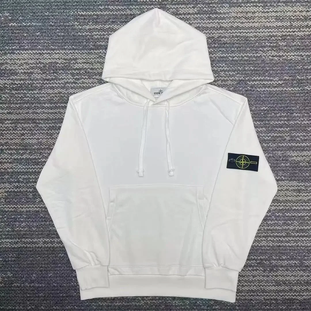 Stone Island 68-15 White Hoodie