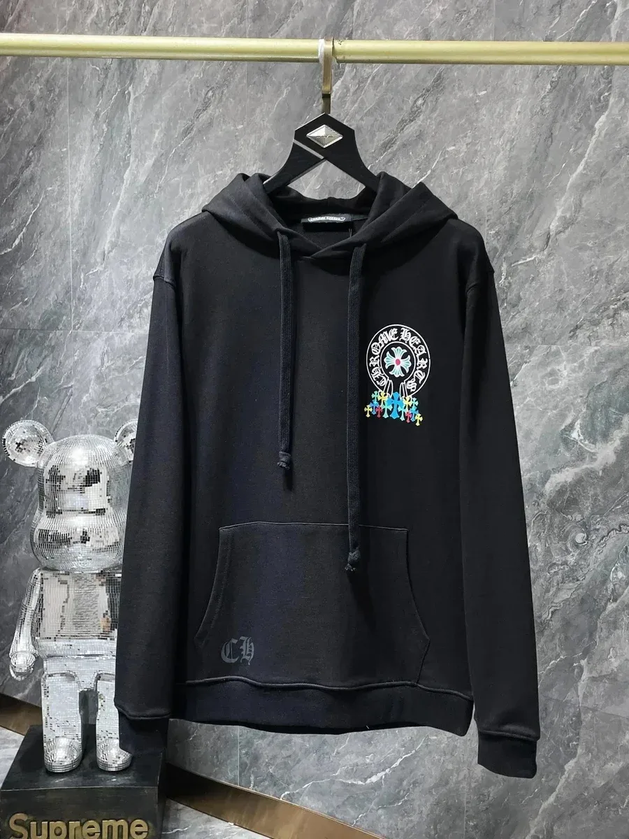 Chrome Hearts CH Cross Hoodie Black Casual
