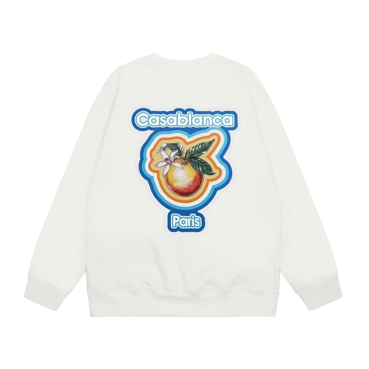 Casablanca White 'Casablanca Paris' Graphic Sweatshirt