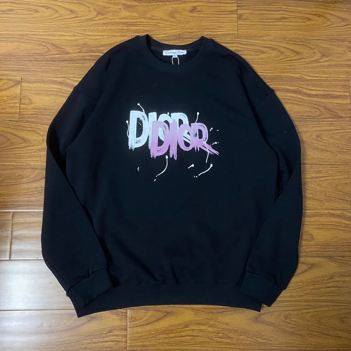 Christian Dior Black 'Dior' Logo Sweatshirt