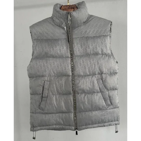 Dior Dior Book Tote Grey Puffer Vest