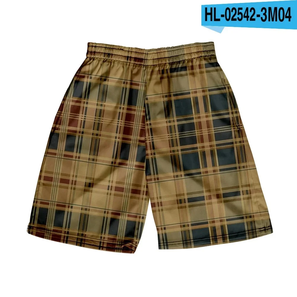 Plaid Shorts J Colorway Casual Shorts