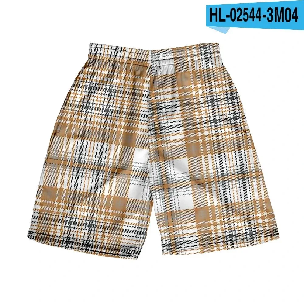 Plaid Shorts L Colorway Casual Shorts