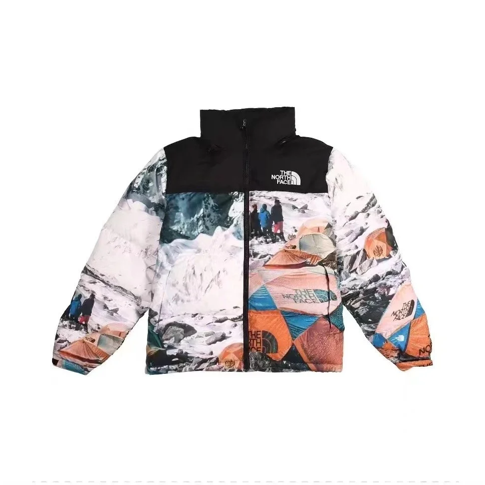 The North Face Nuptse Mountain Print Parka