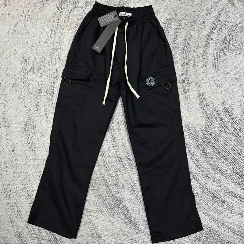 Stone Island 68-15 Black Cargo Pants
