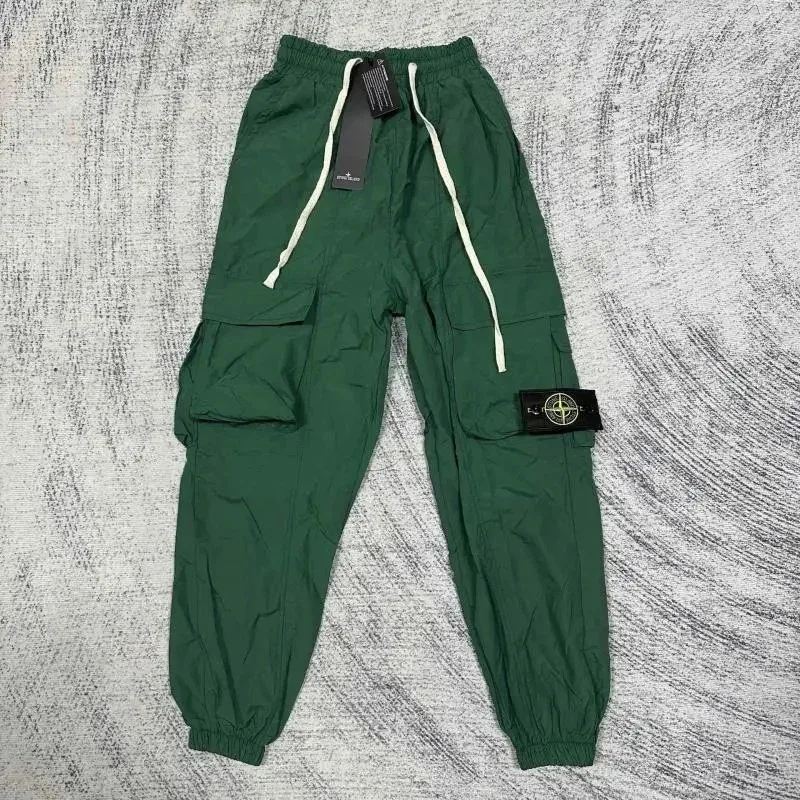Stone Island 68-15 Green Cargo Pants