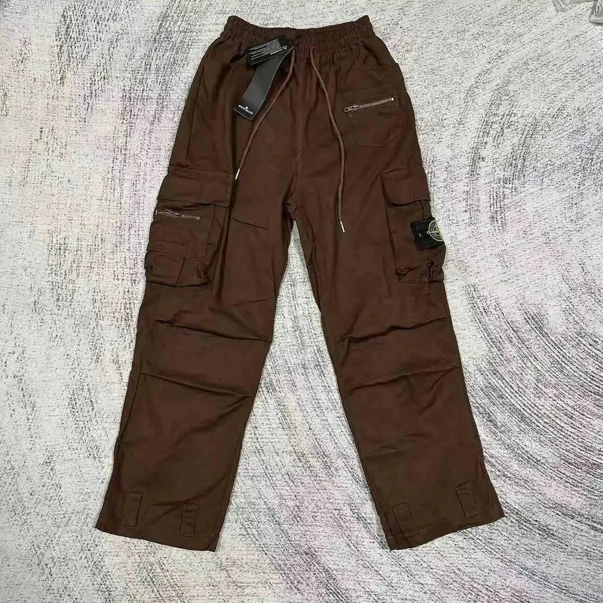 Stone Island 68-15 Cargo Pants Chocolate Brown
